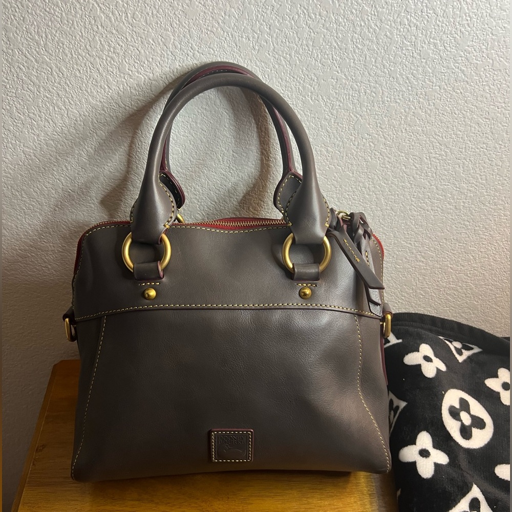 Dooney and Bourke Florentine Cameron satchel with crossbody strap